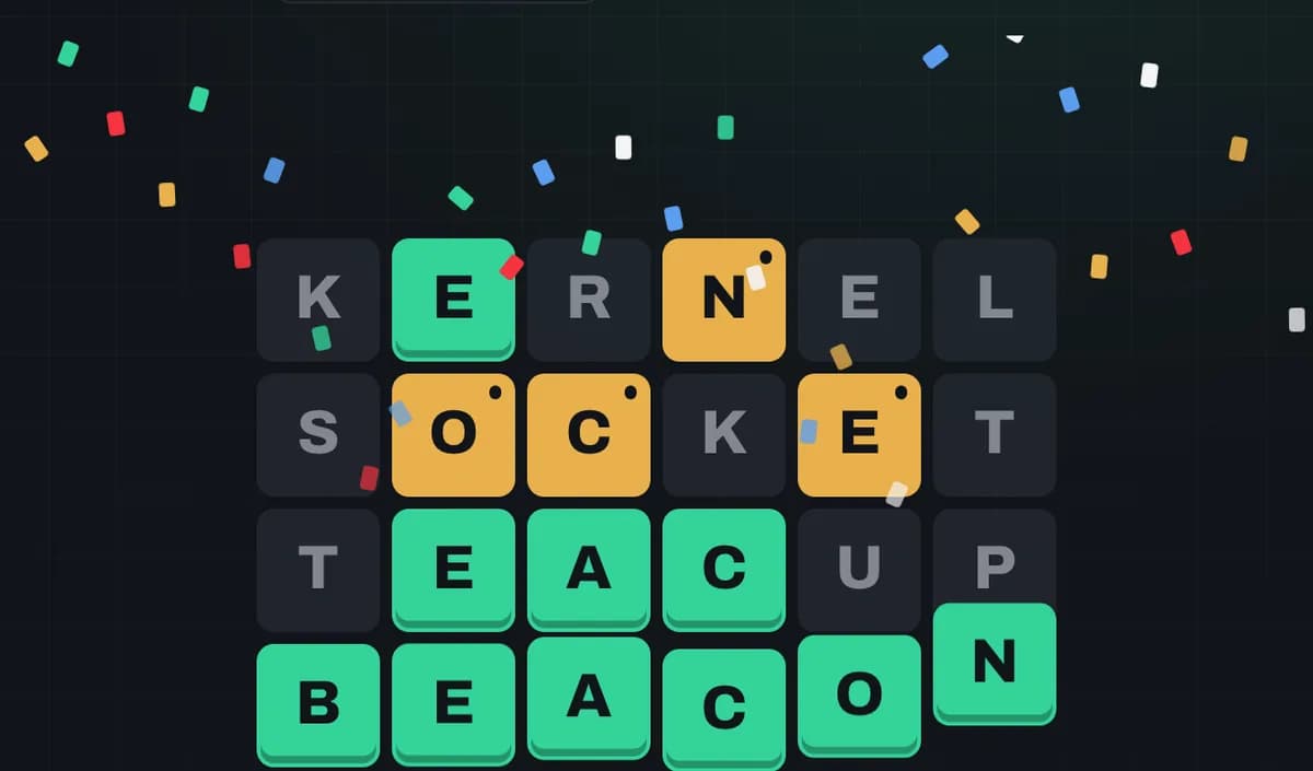 Siberle: KERNEL, SOCKET ve TEACUP'tan sonra BEACON dördüncü tahminde çözüldü; konfeti düşüyor.