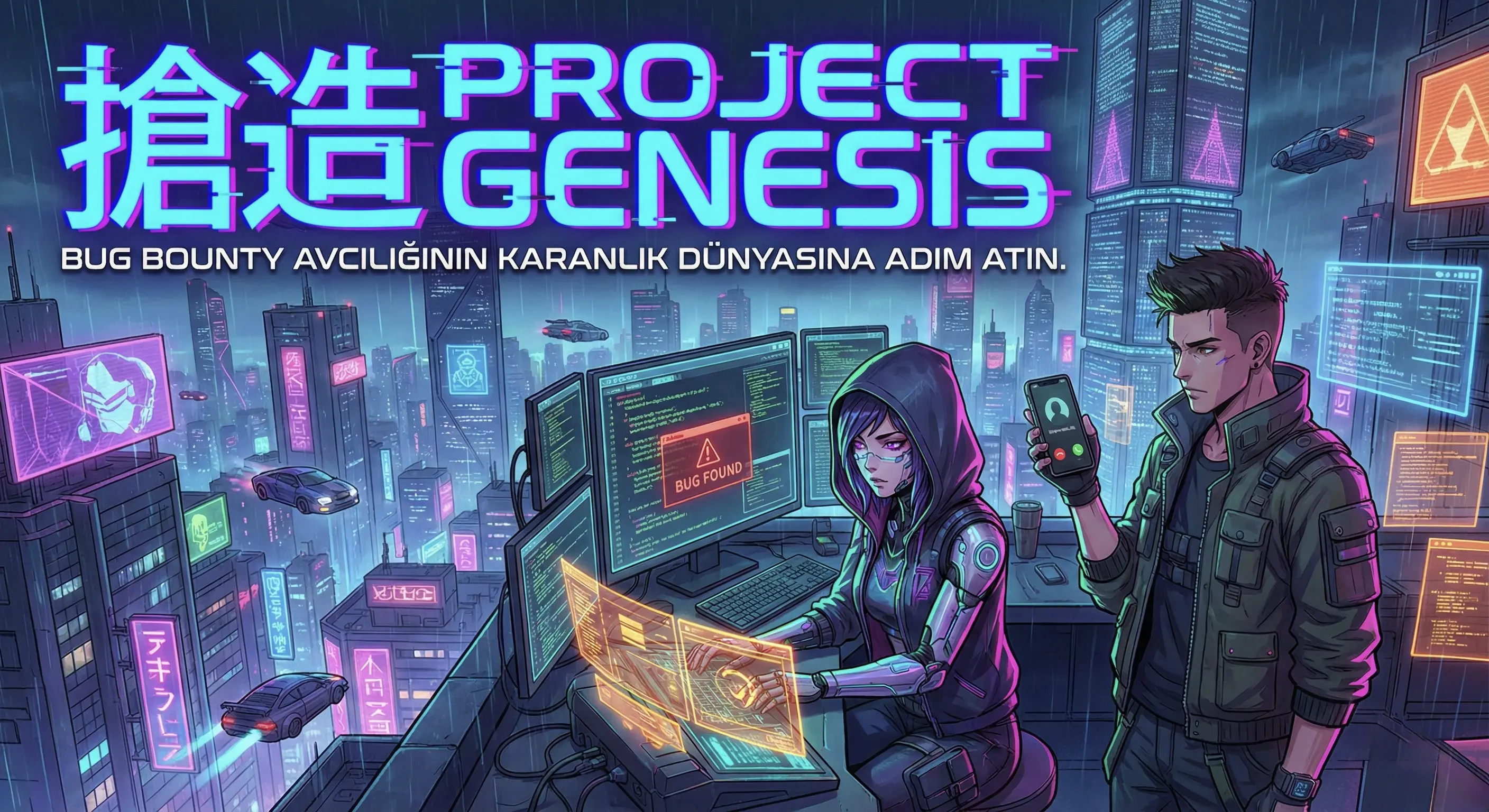 Project Genesis - Ücretsiz Siber Güvenlik Hikaye Oyunu