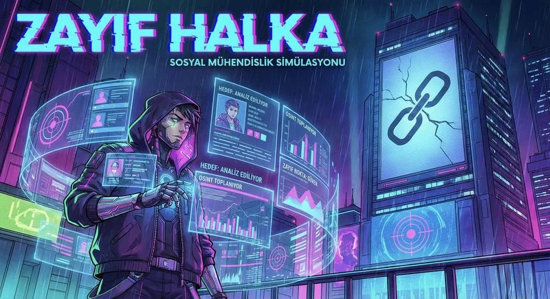 Zayıf Halka - Sosyal Mühendislik Siber Güvenlik Oyunu